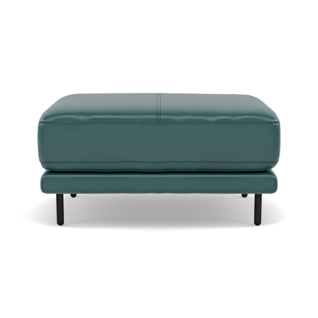 Morris Footstool - Rectangular Footstool Cat 20 - BV-301E LAKE GREEN - image 1