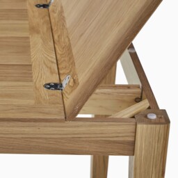 Bexley Flip Top Extending Dining Table - Flip Top Extending Table Oak - thumbnail 3
