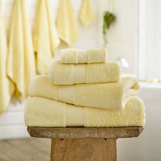 Egyptian Embrace Towel Yellow - Egyptian Embrace Face Cloth Lemon - image 1