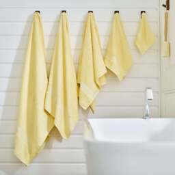 Egyptian Embrace Towel Yellow - Egyptian Embrace Face Cloth Lemon - thumbnail 2
