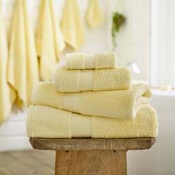 Egyptian Embrace Towel Yellow - Egyptian Embrace Face Cloth Lemon