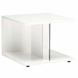 Imperia Round Coffee Table - Occasional Table 70 x 70 cm White High Gloss