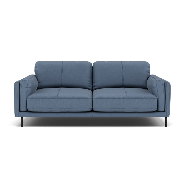 Morris Large 2 Seater Sofa - 2.25 Seater Compact Fabric - BFA-MAD-08 PACIFIC BLUE - image 1
