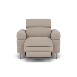 Hoy Recliner Armchair - Chair W/ Power Recliner W/ Manual Headrest Fabric - Power with Manual Headrest - CU9101-5-UK Oxford Beige