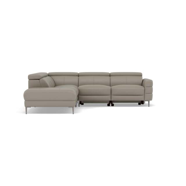 Hoy Corner Sofa - Combination 2 - Right Hand Facing Sofa Corner Group Cat M - Right Hand Facing - M5653 Melbourne Light Grey - image 1
