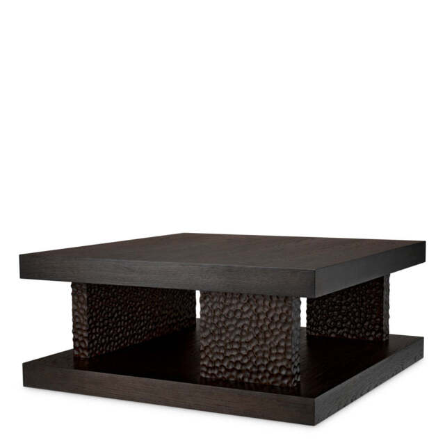 Eichholtz Bravon Coffee Table Ebony Oak Veneer - Coffee Table Ebony Oak Veneer - image 1