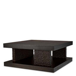Eichholtz Bravon Coffee Table Ebony Oak Veneer - Coffee Table Ebony Oak Veneer - thumbnail 1