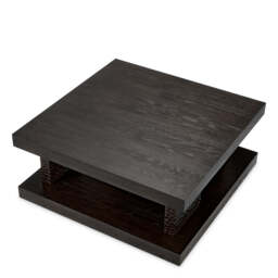 Eichholtz Bravon Coffee Table Ebony Oak Veneer - Coffee Table Ebony Oak Veneer - thumbnail 3