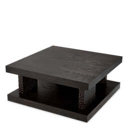 Eichholtz Bravon Coffee Table Ebony Oak Veneer - Coffee Table Ebony Oak Veneer - thumbnail 4