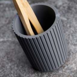 Berkeley Grey Toothbrush Holder - SALE Berkeley Tumbler Grey - thumbnail 3