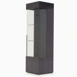 Pesaro Display Cabinet - 1 Door Curio Cabinet Right - Right Hand Facing - thumbnail 5