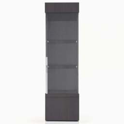Pesaro Display Cabinet - 1 Door Curio Cabinet Right - Right Hand Facing