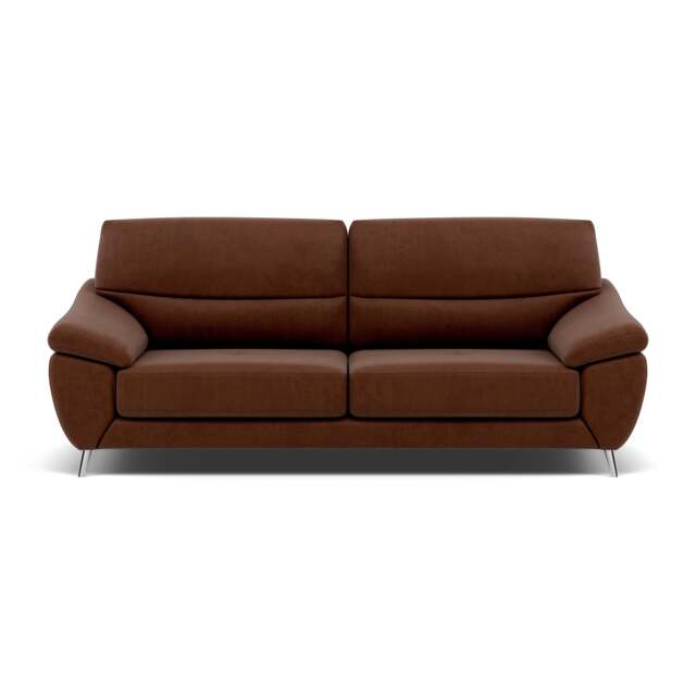 Bolero Small 3 Seater Sofa - 2.5 Seater Sofa Fabric - SFA-PEY-06 CARAMEL - image 1