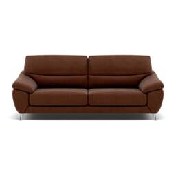 Bolero Small 3 Seater Sofa - 2.5 Seater Sofa Fabric - SFA-PEY-06 CARAMEL - thumbnail 1