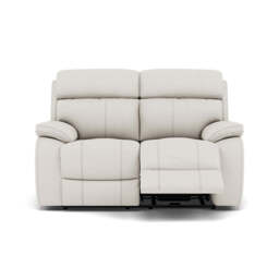 Galaxy 2 Seater Recliner Sofa - 2 Seater Sofa 2 Manual Recliners Cat 25S - Manual Recliner - NCS-744D STAR WHITE - thumbnail 1