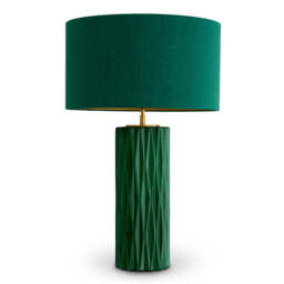 Eichholtz Amarello Table Lamp Crackled Green Ceramic Antique Brass Finish - Table Lamp Amarello - thumbnail 5