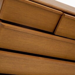 Serene 5 Drawer Cabinet - 3+2 Chest Oak / Oak Veneer - thumbnail 9