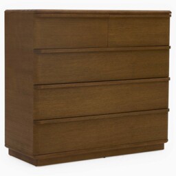 Serene 5 Drawer Cabinet - 3+2 Chest Oak / Oak Veneer - thumbnail 3