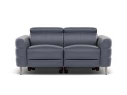 Hoy 2 Seater Sofa - 2 Str Static W/Manual Headrest Cat NL/O - NL5100 New York Dark Blue - thumbnail 1