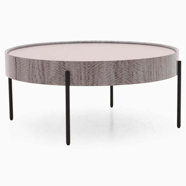 Malia Coffee Table - Coffee Table Grey Maple / Flannel Grey Matt & Matt Black - image 1