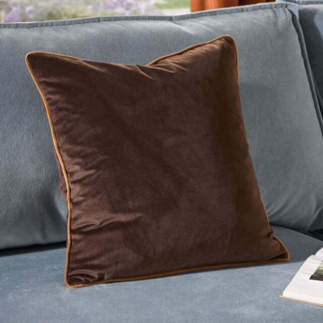 Meridian Chocolate & Caramel Cushion - Meridian Chocolate & Caramel Cushion 45CM - image 1