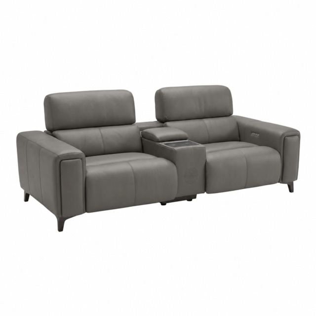 Plaza Media 3 Seater Sofa - Media 3 Seater Cat 20S - Power Recliner with USB - TOS-908C COCOA