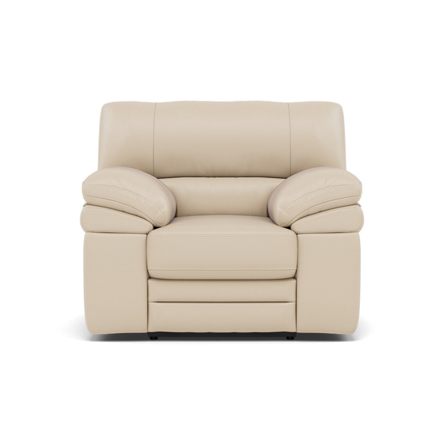 Gino Recliner Armchair - Manual Recliner Armchair Cat 60 - Manual Recliner - Cat-60/05 Montana Bone China - image 1