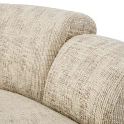Eichholtz Marbella Large Sofa Creststone Beige Black Wooden Base - Large Sofa Creststone Beige - thumbnail 7