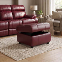 Galaxy Storage Footstool - Storage Foostool Fabric - BFA-BLJ-088 CHARCOAL GREY - thumbnail 2