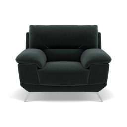 Zuco Armchair - Armchair Fabric - FAB-MEG-21  CHARCOAL GREY