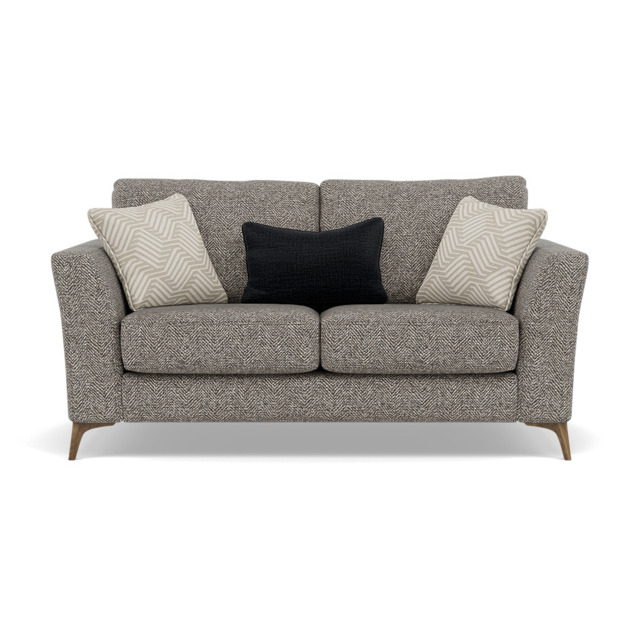 Chilton 2 Seater Sofa - 2 Seater Sofa Fabric - Chrome Feet / Barley Charcoal - image 1