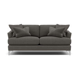 Tulip Small 3 Seater Sofa - 2.5 Seater Sofa Fabric - Manhattan Acorn/Avana Platinum/Lattice Bronze / Smoke - thumbnail 6