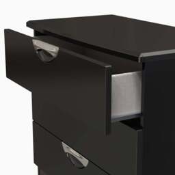 Colton 3 Drawer Deep Chest - 3 Drawer Deep Chest - GGDG - Grey Gloss & Dusk Grey - thumbnail 4