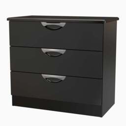 Colton 3 Drawer Deep Chest - 3 Drawer Deep Chest - GGDG - Grey Gloss & Dusk Grey - thumbnail 2