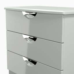 Colton 3 Drawer Deep Chest - 3 Drawer Deep Chest - GGDG - Grey Gloss & Dusk Grey - thumbnail 8