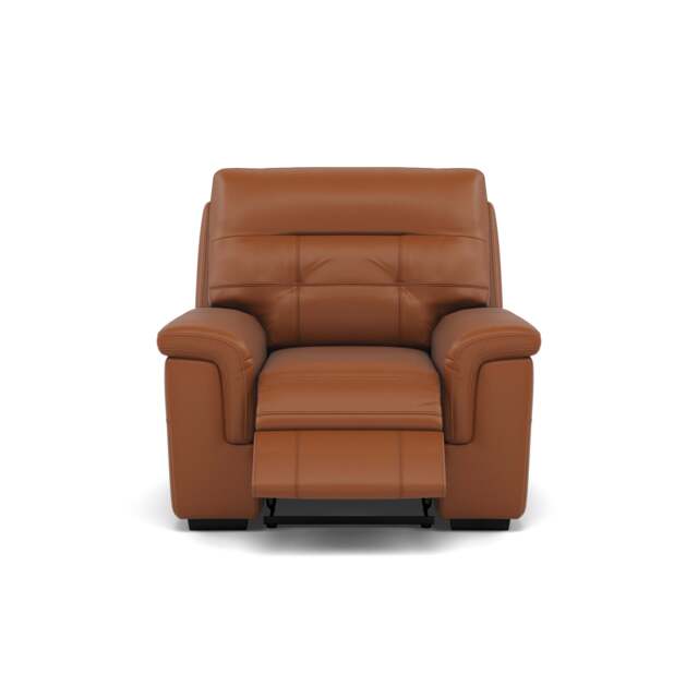 Silva Recliner Armchair - Power Recliner Chair BXS Only - BXS-334E PECAN BROWN - image 1