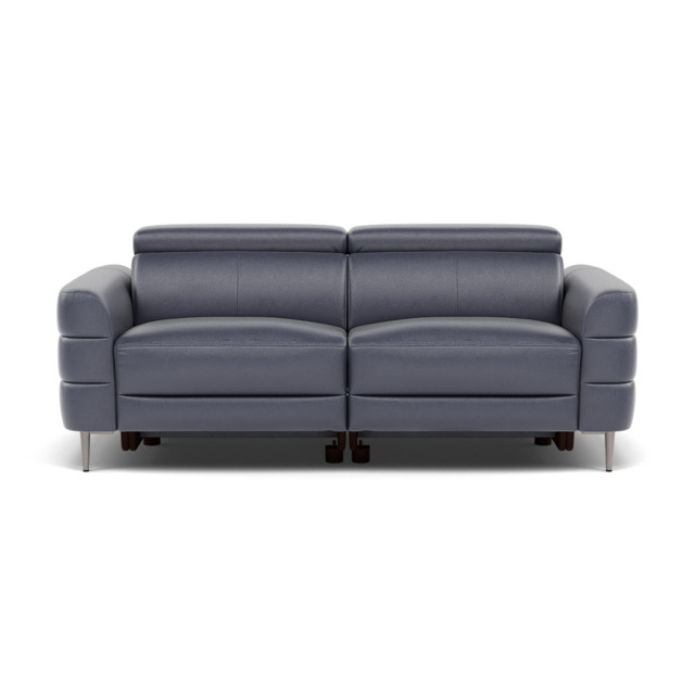 Hoy 3 Seater Sofa - 3 Str Static W/Manual Headrest Cat NL/O - NL5100 New York Dark Blue - image 1