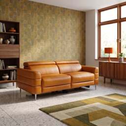 Hoy 3 Seater Sofa - 3 Str Static W/Manual Headrest Cat NL/O - NL5100 New York Dark Blue - thumbnail 2