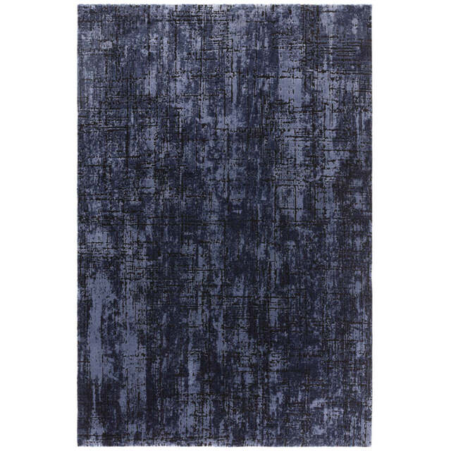 Karis Abstract Navy Rug - Abstract Navy - 120cm x 170cm - image 1