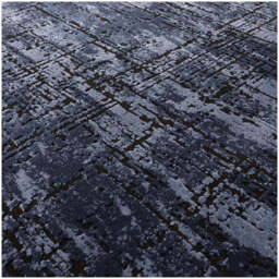 Karis Abstract Navy Rug - Abstract Navy   - 120cm x 170cm - thumbnail 4