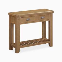 Willowmere Console Table - Console Table Oak - thumbnail 3