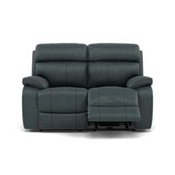 Galaxy 2 Seater Recliner Sofa - 2 Seater Sofa 2 Manual Recliners Fabric - Manual Recliner - BFA-BLJ-2047 LAKE GREEN