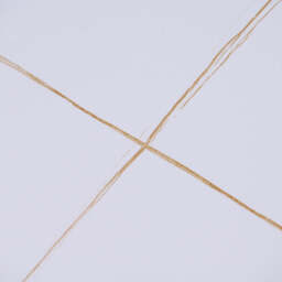 Rocco White and Gold Coffee Table - Rect Coffee Table White & Gold Ceramic Top / Black Powder Coated Metal Legs - thumbnail 4