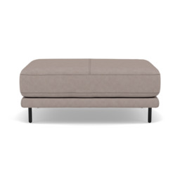 Morris Large Footstool - Rectangular footstool A Fabric - BFA-BLJ-22 DOVE GREY - thumbnail 1