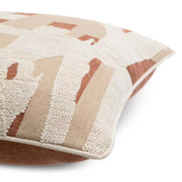 Eichholtz Saphirra Square II Scatter Cushion Natural / Orange - Saphirra Square II Scatter Cushion Natural / Orange - thumbnail 3