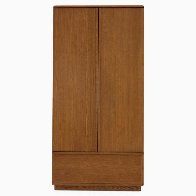 Serene Wardrobe - 1 Drawer Wardrobe Oak / Oak Veneer - image 1