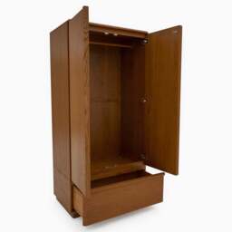 Serene Wardrobe - 1 Drawer Wardrobe Oak / Oak Veneer - thumbnail 9