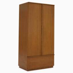 Serene Wardrobe - 1 Drawer Wardrobe Oak / Oak Veneer - thumbnail 3