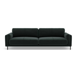 Morris 3 Seater Sofa - 2.5 Seater Sofa Fabric - FAB-MEG-21  CHARCOAL GREY