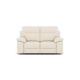 Nicoletti Vivaldi II 2 Seater Recliner Sofa - 2 Seater Double Power Recliner CB Torello - Power Recliner - Torello PS Bianco 93